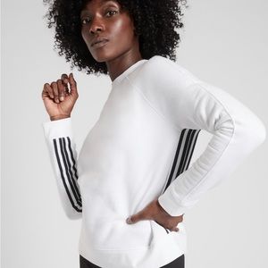 Athleta 24/7 Striped Sweatshirt - size S